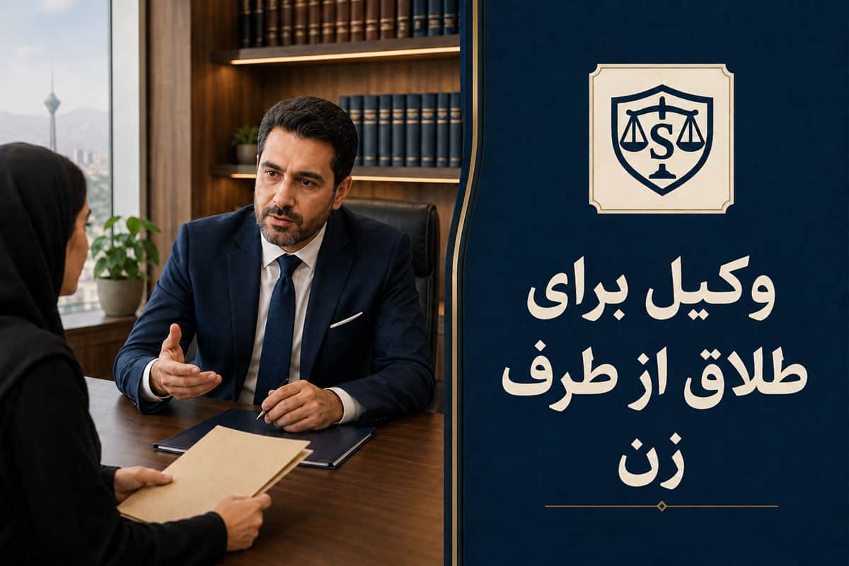 وکیل برای طلاق از طرف زن